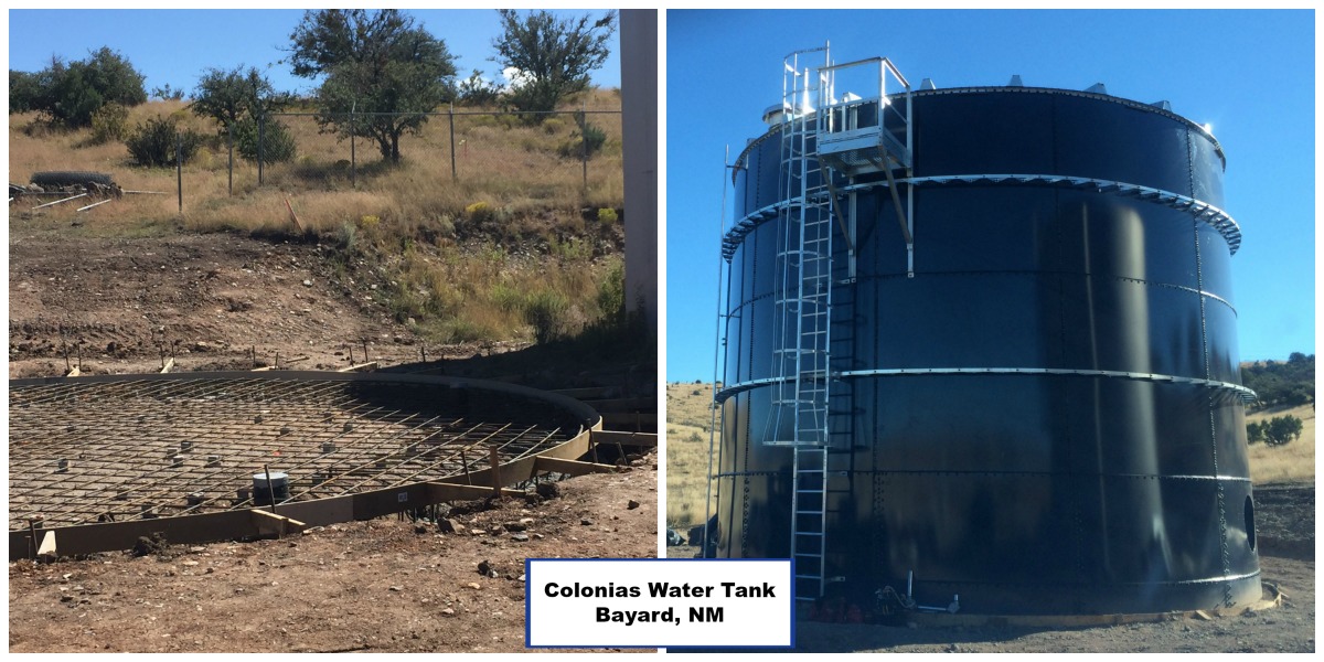 2015 Colonias Water Tank Bayard, NM2 File Construction